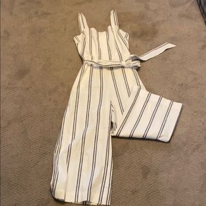 Gap pinstripe jumpsuit